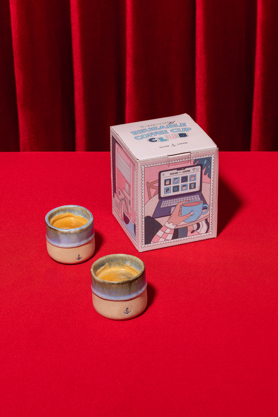 Dos tacitas de espresso